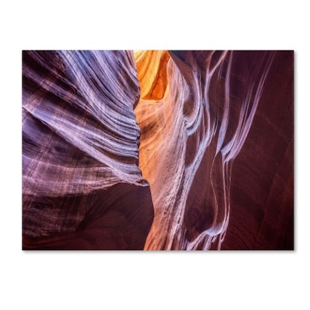 Pierre Leclerc 'Canyon Abstract' Canvas Art,14x19